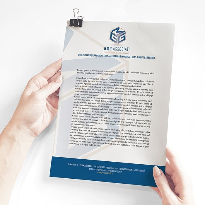 GMC Associati carta intestata