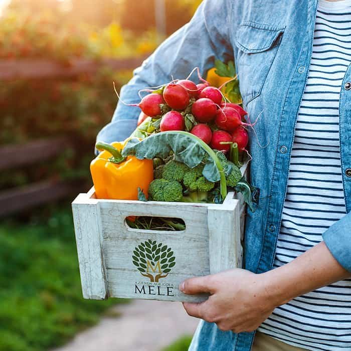 Mele Azienda Agricola cassetta legno