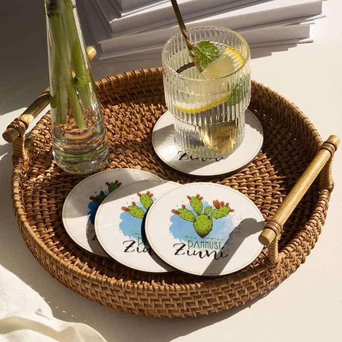 Dammusi sottobicchieri