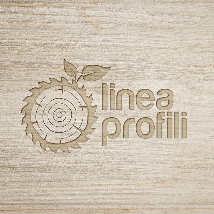 Linea Profili logo legno