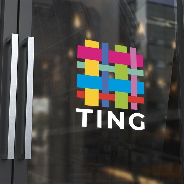 Ting Logo Vetrofania