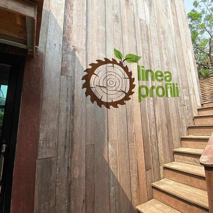 Linea Profili logo legno
